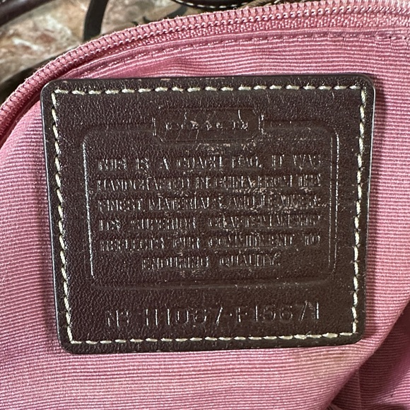 Coach Brown Signature Satchel - Picture 2 of 10